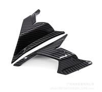IPEVMLZ Motorcycle Fairing Small Wings pour ADV160 2022 2023 Side Wind Wings Motorcycle Equipment Accessories Decorative Frame Strip(Fiber Look)