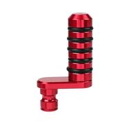 IPEVMLZ Pour Aprilia Pour Tuono 125 4T Pour Shiver 750 900 Pédale De Frein Arrière Pointe De Pédale Motocyclette Pédale De Frein Droit Cale-pieds Plancher De Marche(ROUGE)