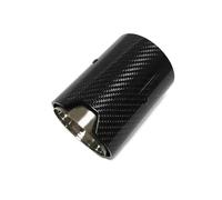 IPEVMLZ Pour B&MW Tous Modèles Tuyau D’échappement En Fibre De Carbone À Bord Droit Tuyau De Sortie 1 Pièce(Argent)