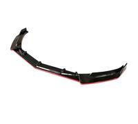 IPEVMLZ pour Chevrolet pour Malibu XL 2016-2021 Spoiler De Lèvre Pare-Chocs Avant Lame Inférieure Diviseur Combat Pelle(Noir Rouge)