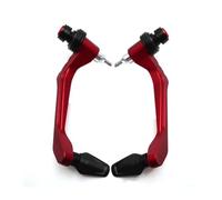 IPEVMLZ pour Ducati pour Monster696 797 821 pour Hypermotard 950 848 pour Scramble pour Diavel Etc Protège-Mains De Moto Universel 17-22mm Guidon(Rouge)