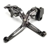 IPEVMLZ pour Kawasaki Z900 Z 900 2017 2018 2019 2020 2021 2022 2023 2024 Levier d'embrayage De Frein De Moto Réglable Pliable Extensible Levier(Gris)