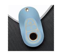 IPEVMLZ pour Mercedes pour Benz Classe C S W223 W206 pour Maybach S400 S450 S500 Étui Coque Clé Voiture TPU Protège-Clé Sac D'Accessoires(Gris)