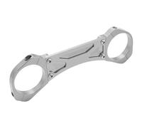 IPEVMLZ Pour Motos Pour CB400SF VTEC 2 3 Et 4 2002-2008 CB400SB 2005-2008 Amortisseur De Direction Renfort Fourche Avant Pièces Usinées CNC(Argent)