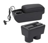 IPEVMLZ Pour N&issan Pour Tiida C11 Boîte D'accoudoir Pour N&issan Pour Tiida Pour Latio Pour Sylphy Boîte De Rangement Auto Porte-gobelet(Charge rapide A2)