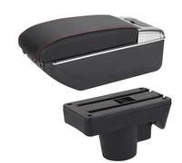 IPEVMLZ Pour Opel Pour Astra 2006 2007 2008 2009 2010 2011 Boîte D'accoudoir De Voiture Boîte De Rangement Accessoire Auto Pièce De Rénovation(A1 Noir rouge 7USB)