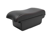 IPEVMLZ Pour Opel Pour Corsa E Boîte D'accoudoir Pour Opel Pour Corsa E 2014-2020 Boîte D'accoudoir Automobile Boîte De Rangement(A1 Noir rouge SANS USB)