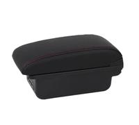 IPEVMLZ Pour Opel Pour Corsa F Boîte De Bras Pour Opel Pour Corsa 2019 2020 2021 2022 2023 2024 Boîte De Bras De Voiture(B1 Noir rouge 3USB)