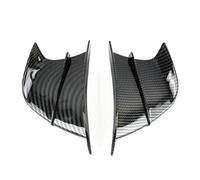 IPEVMLZ pour Suzuki pour Hayabusa GSX-R1000 S1000 GSX-R750 GSX-R600 GSX250R GSX-R125 Motocyclette Winglet Kit Aileron Aérodynamique Spoiler(Texture en Fibre de Carbone)