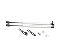 IPEVMLZ Pour Suzuki Pour Vitara 3rd JT Pour Escudo Pour Grand Pour Étrésillons Gaz Capot Avant Modifier Support Levage Ressort Chocs(Silver carbon fiber)