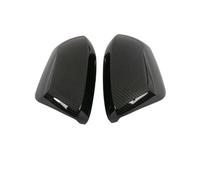 IPEVMLZ pour Toyota pour Corolla E210 2019-2024, Garniture Décorative De Rétroviseur Extérieur en Chrome/Fibre De Carbone Coques De Rétroviseur(Carbon Fiber Look)