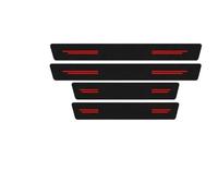 IPEVMLZ pour Toyota pour Yaris Autocollants De Seuil Porte Film Protection Bande Anti-Rayure Coffre Arrière Accessoires(4 seuils de Porte)