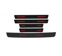 IPEVMLZ pour Toyota pour Yaris Autocollants De Seuil Porte Film Protection Bande Anti-Rayure Coffre Arrière Accessoires(5PC)