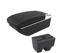 IPEVMLZ Pour Toyota Pour Yaris Cross Boîte D'accoudoir Pour Yaris Suv Centrale Boîte De Contenu Du Magasin Décoration Avec Interface USB(A2 Black line 7 USB)