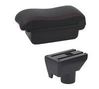 IPEVMLZ Pour Toyota Pour Yaris Pour Vitz Boîte De Repose-bras Pour Voiture Boîte De Rangement De Console Centrale(B2 Red Lin)