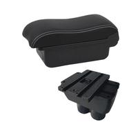 IPEVMLZ Pour VW Pour T&ouran Boîtier Bras De Confort Console Centrale Repos De Coude Boîte De Rangement Avec Ports USB Porte-Gobelet(A white line No USB)