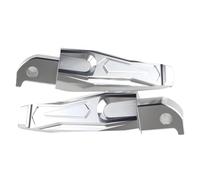 IPEVMLZ Pour YAMAHA FZ6 2004 2005 2006 2007 2008 2009 2010 2011-2019 Repose-Pieds Arrière Passager Moto CNC(Argent)