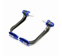IPEVMLZ Protège-Mains Universel pour Moto Protection Frein pour Guidon 17-22 Mm pour Suzuki GSR 600 GSR750 SV650 SV400 pour V-Strom 650 1050 pour Bandit 650 1250s(Carbon-Blue)