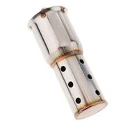 IPEVMLZ Silencieux D'échappement 51 Mm Pour Moto De Course Avec Silencieux Amovible DB Killer - Embout Plat