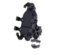 IPEVMLZ Support Téléphone Guidon Moto Miroir Rétroviseur Extérieur GPS Navigation pour Motocyclette Vélo Bicyclette(Poignée)
