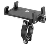 IPEVMLZ Support Téléphone Vélo en Alliage D'Aluminium Moto Guidon Accessoires De Cyclisme(Noir)