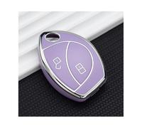 IPEVMLZ TPU Cache De Clé Coque Protection Accessoires pour Toyota pour Truguard VG 2 3(Violet,2 Boutons)