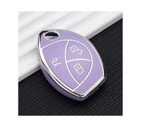 IPEVMLZ TPU Cache De Clé Coque Protection Accessoires pour Toyota pour Truguard VG 2 3(Violet,3 Button)