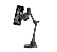 Ipevo Bras magnétique à Angles Multiples Uplift Les iPhone séries 12 et supérieures, Support téléphone à articulations Multiples appels vidéo, Espace Travail Multi-écrans 5-905-2-01-00