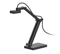 Ipevo V4K Pro Caméra de Documents USB Ultra HD avec Microphone KI pour visualisation en Salle de nseignement en Ligne, Apprentissage à la Maison, Streaming avec réduction du Bruit Gris Ardoise