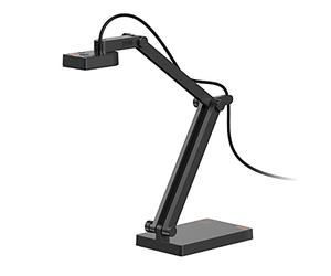 Ipevo V4K Pro Caméra de Documents USB Ultra HD avec Microphone KI pour visualisation en Salle de nseignement en Ligne, Apprentissage à la Maison, Streaming avec réduction du Bruit Gris Ardoise