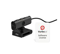 IPEVO VurboCam Webcam 4K Vurbo.AI alimentée par Vurbo.AI, caméra USB Ultra HD 13 MP pour PC/Mac, Notes de réunion AI, Traduction en Temps réel, Microphone de réduction du Bruit, Plug and Play pour
