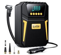 Ipflin Compresseur d'air pour gonflage de pneus - Pompe numérique de Pneu de Voiture 12 V CC, Accessoires de Voiture Portable pour Homme, Pompe à air électrique 150 PSI pour pneus de vélos
