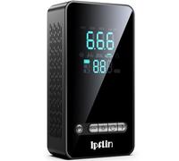Ipflin Gonfleur Pneus Voiture Sans Fil - Compresseur à Air Portatif 150 PSI, avec LED/Port C USB, Batterie Rechargeable