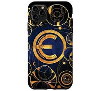 iPhone 11 Pro Max Marvel Eternals Geometric Golden Spheres Black Case