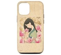 iPhone 12/12 Pro Disney Princess Classic Mulan Pink Lotus Case
