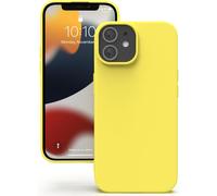 Iphone 12 Case, Iphone 12 Pro Case, Soft Silicone Case With Precise Cutouts For Camera, Ultra Thin Design, 360° Protection Raised Edges - Yellow