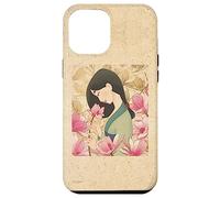 iPhone 12 Pro Max Disney Princess Classic Mulan Pink Lotus Case