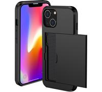 iPhone 14 coque iPhone 14 protection backcover met pasjeshouder plastique noir imoshion