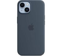 Apple Silicone Backcover MagSafe pour l'Apple iPhone 14 - Storm Blue