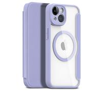 Iphone 14 Étui Folio Dux Ducis Skin X Pro Compatible Magsafe Fermeture Magnétique (Mauve)
