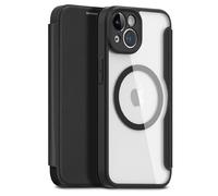 Iphone 14 Étui Folio Dux Ducis Skin X Pro Compatible Magsafe Fermeture Magnétique (Noir)