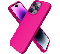 iPhone 14 Pro Case, Liquid Silicone Case (for iPhone 14 Pro)(6.1 inch),iPhone 14 Pro Slim Case,iPhone 14 Pro Shockproof Cover - Neon Pink