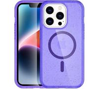 iPhone 14 Pro coque iPhone 14 Pro protection Sparkle Backcover met MagSafe plastique violet imoshion