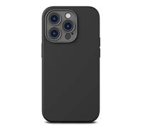 Iphone 14 Pro Coque Magsafe Baseus Liquid Silica Gel Avec Protection D'Écran En Verre Trempé Incluse (Noir)