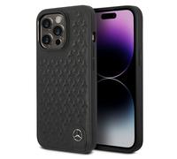 Iphone 14 Pro Max Coque Mercedes Stars Série En Cuir Véritable