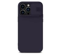 Iphone 14 Pro Max Coque Nillkin Camshield Silky Magnetic Compatible Magsafe Cache Caméra Coulissant (Violet)