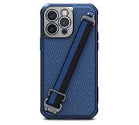 Iphone 14 Pro Max Coque Nillkin Strap Série Compatible Magsafe Avec Sangle Amovible (Bleu)
