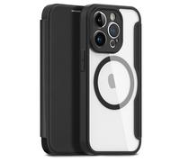 Iphone 14 Pro Max Étui Folio Dux Ducis Skin X Pro Compatible Magsafe Fermeture Magnétique (Noir)
