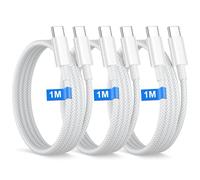 iPhone 15 16 USB C to USBC Cable 1M/Pack of 3, 60W USB C Cable to USB C Cable for iPhone 16/16 Pro Max/15/15 Pro Max/15 Plus, iPad Air, Usbc Charger Quick Charge Cables Type C Cord
