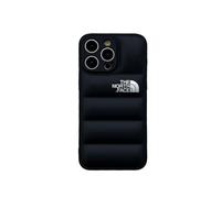 (iPhone 15,black)Down Jacket Protection for Apple 16Pro Cases - Fall-Safe Series Collection